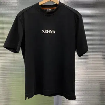 ZEGNA 블랙 T셔츠 S/48