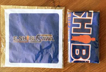 E.SHIBUSAWA 시부사와 에이이치 타월 2장 세트 블루 파랑