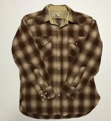 Pendleton 울 셔츠 70s 옴브레 빈티지 USA 제조 레어