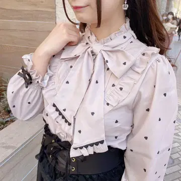 리즈리사 긴팔 블라우스