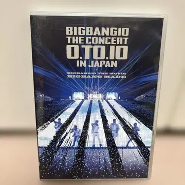 BIGBANG THE CONCERT 0.TO.10 IN JAPAN DVD