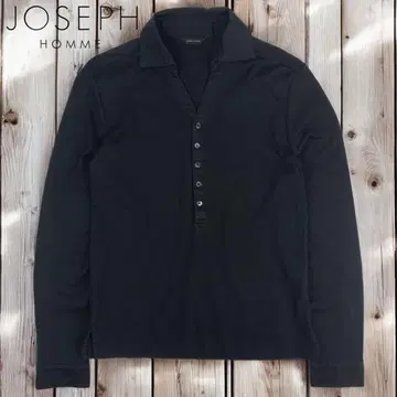 09M198 JOSEPH HOMME 긴팔 하프 버튼 셔츠 티셔츠