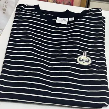 [ 미사용 새상품 ] GU 토끼 XL 티셔츠 치이카와 (먼작귀) 보더