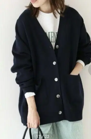 [ SLOBE IENA ] 스무스 V넥 가디건
