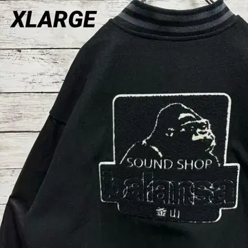 414 [ 인기 L 사이즈 ] 엑스라지 발란사 콜라보 부산 바시티 자켓