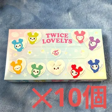 GiGO TWICE LOVELYS 오리지널 박스 티슈 10 상자