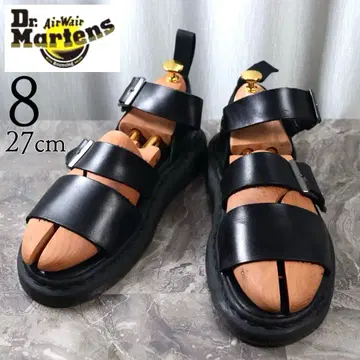 [ 새상품급 ] 닥터마틴 27 샌들 그리폰 gryfhon 가죽 블랙