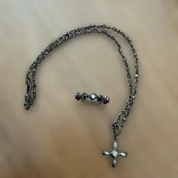 알페이지 실버 925 목걸이 반지