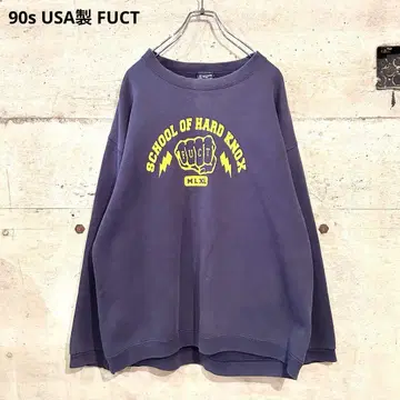 90s USA제 FUCT 팩트 맨투맨 초기 택 SSDD