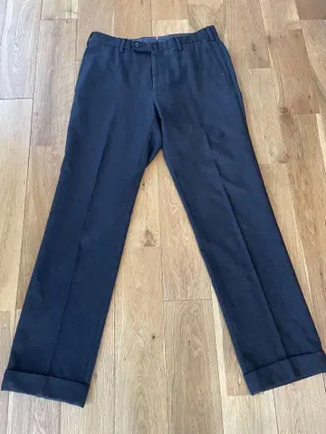 INCOTEX 인코텍스 다크 그레이 슬랙스 울 사이즈 48