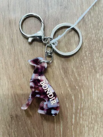 강아지 모양 아크릴 키링 BONDIR