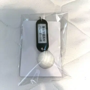 하이큐!! 트레이딩 고교명 부착 열쇠고리 참 후쿠로다니 학원 고교
