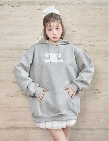 Darich 레이스업 리케 로고 후디