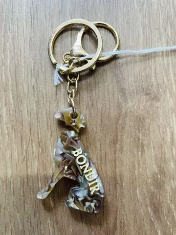 개 모양 아크릴 키링 BONDIR