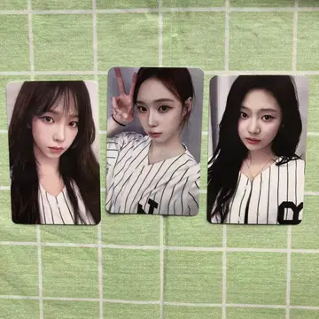 aespa 에스파 better things 유니폼 트레이딩 카드 3종