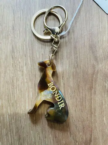 개 모양 아크릴 키링 BONDIR