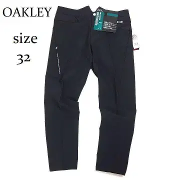 새상품 오클리 골프 스컬 스트레치 3D 테이퍼드 팬츠 블랙 32