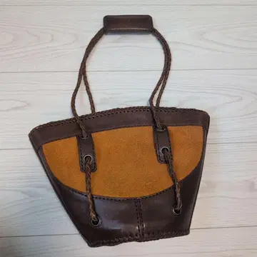 가죽과 스웨이드 토트백 FREE'S SHOP 프리즈샵