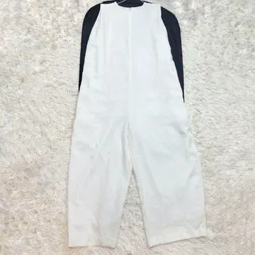 24SS Whim Gazette 이중직 점프수트 올인원 화이트