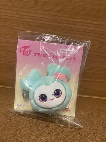 TWICE LOVERYS 봉제 인형 헤어핀 미브리 GIGO 한정판