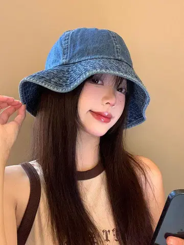 데님 버킷 햇 프리 사이즈