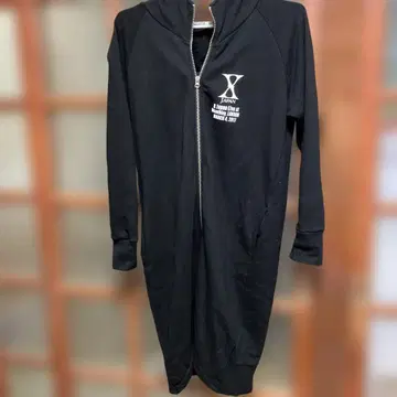 XJAPAN 웸블리 후드 부착 롱 후드티