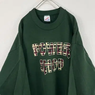 USA제 90s jerzees 맨투맨 그린 빈티지