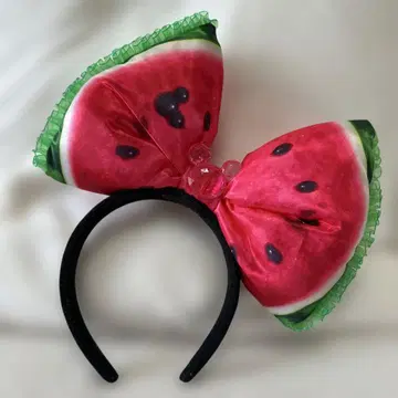 도쿄 디즈니 리조트 수박 머리띠