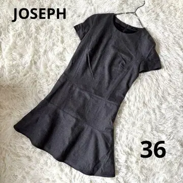 JOSEPH 조셉 울 혼방 플레어 원피스 그레이 36