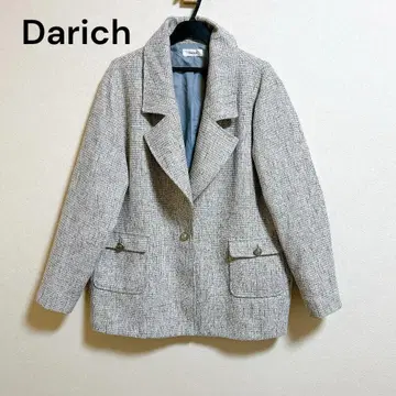 Darich 믹스 컬러 자켓 오버 사이즈 루즈핏 가을