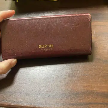 GOLDPFIEL 안경 케이스 다크 레드