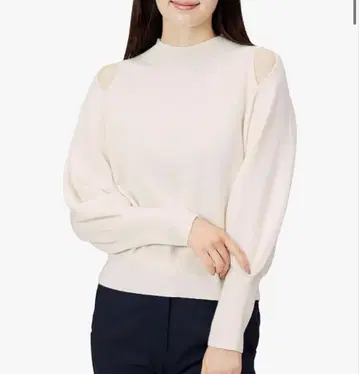 셀포드 어깨 슬릿 풀오버