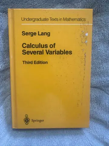Calculus of Several Variables