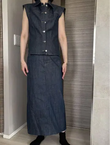 ZARA 데님 셋업 새상품급