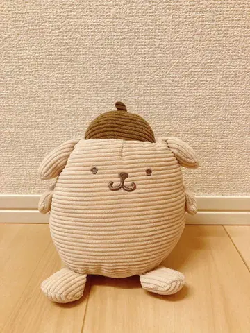 산리오 폼폼푸딩 코듀로이 봉제 인형