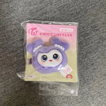 TWICE LOVERYS 봉제 인형 헤어핀 gigo 한정판 사나
