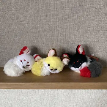 쵸콘과 여우 뒹굴뒹굴 졸려요 LMC 봉제 인형 3개 세트