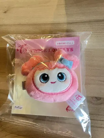 TWICE LOVERYS 봉제 인형 헤어핀 모모 GiGO