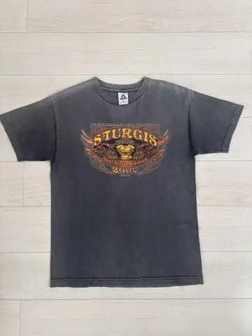 STURGIS 2007 블랙힐즈 랠리 할리 T셔츠 페이드