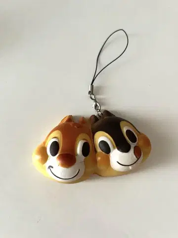칩과 데일 스트랩 디즈니 폭신폭신 마스코트 스퀴즈 빵 스타일
