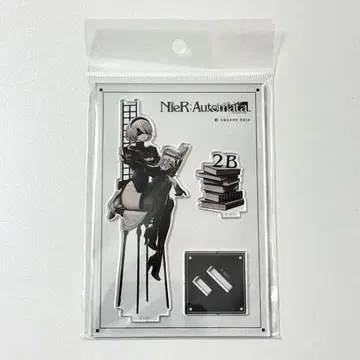NieR:Automata 니어 오토마타 아크릴 스탠드 2B와 서적