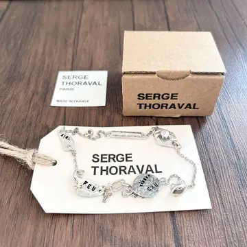 [새상품급] SERGE THORAVAL 자연계의 기본 요소 실버 목걸이