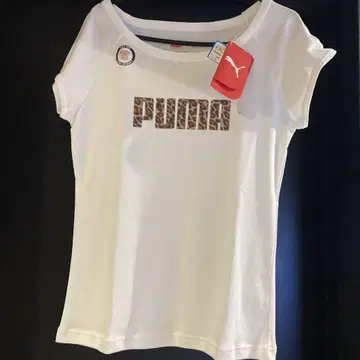 PUMA 레오파드 로고 T셔츠 L 사이즈