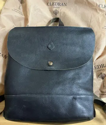 CLEDRAN 클레드란 AMO 아모 가죽 백팩 소가죽 블랙
