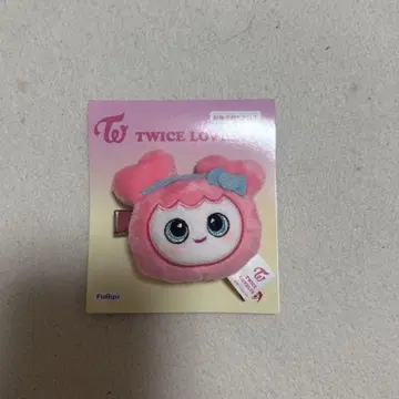 GIGO 한정판 TWICE LOVERYS 봉제 인형 헤어핀 모모 모브리