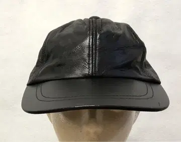 천연 가죽 캡 블랙 한국제 가죽 leather cap