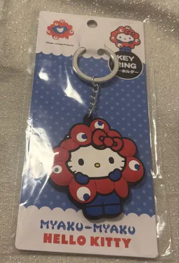 만박 산리오 콜라보 미야쿠미야쿠 러버 키링 헬로키티 키티