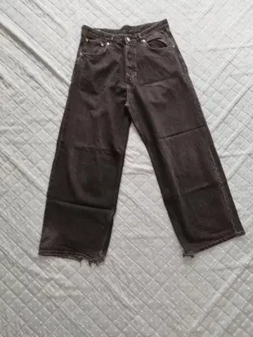 ZARA 다크 그레이 와이드 레그 데님 EUR42