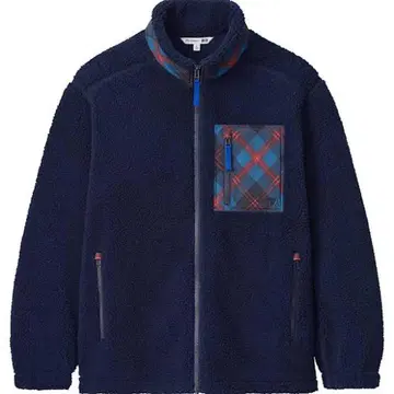UNIQLO JW 앤더슨 M 플리스 네이비