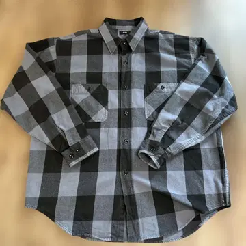 BEAMS 블록 셔츠 M 새상품급